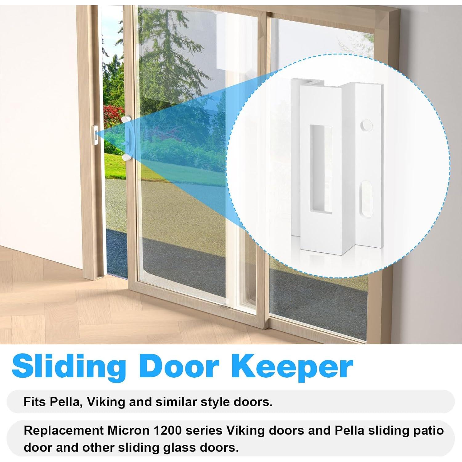 Guardia de Puerta Corrediza Kscjdg E 2124 Aluminio Blanco