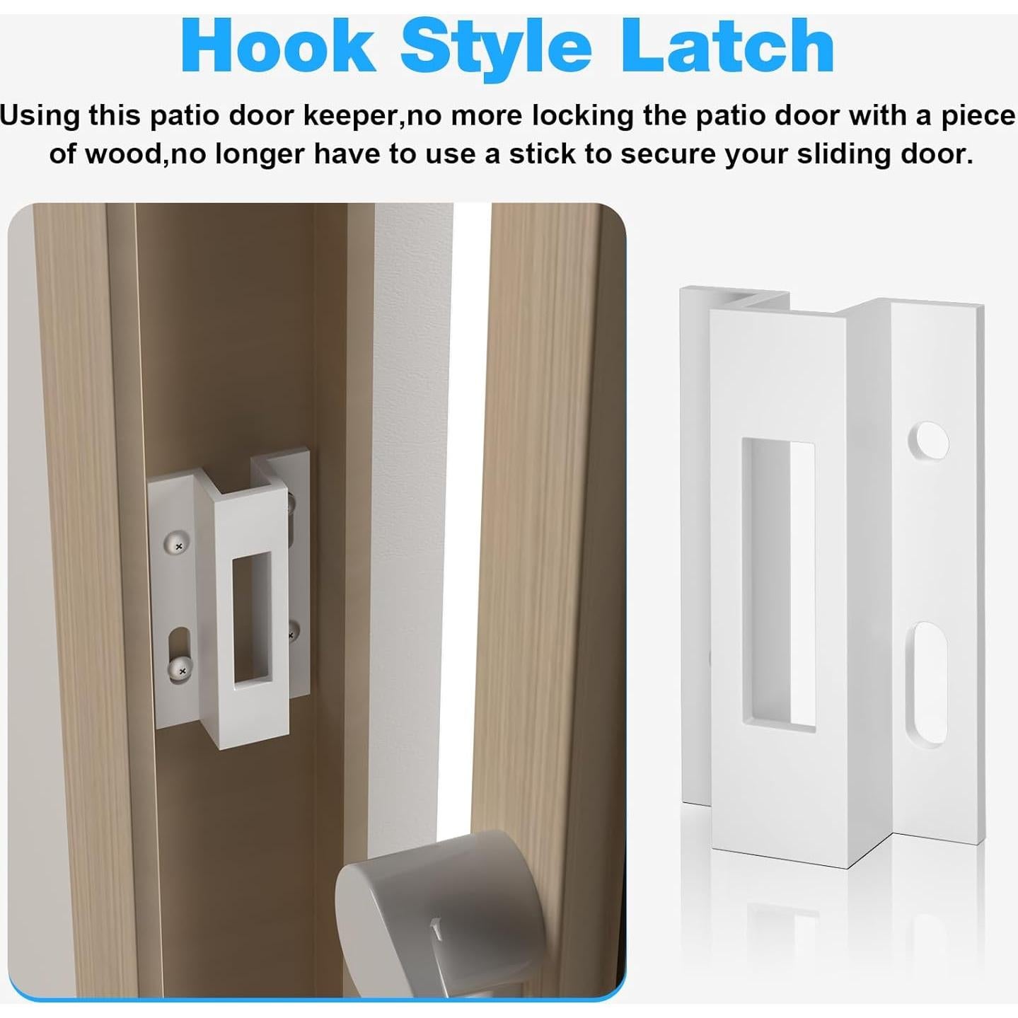 Guardia de Puerta Corrediza Kscjdg E 2124 Aluminio Blanco