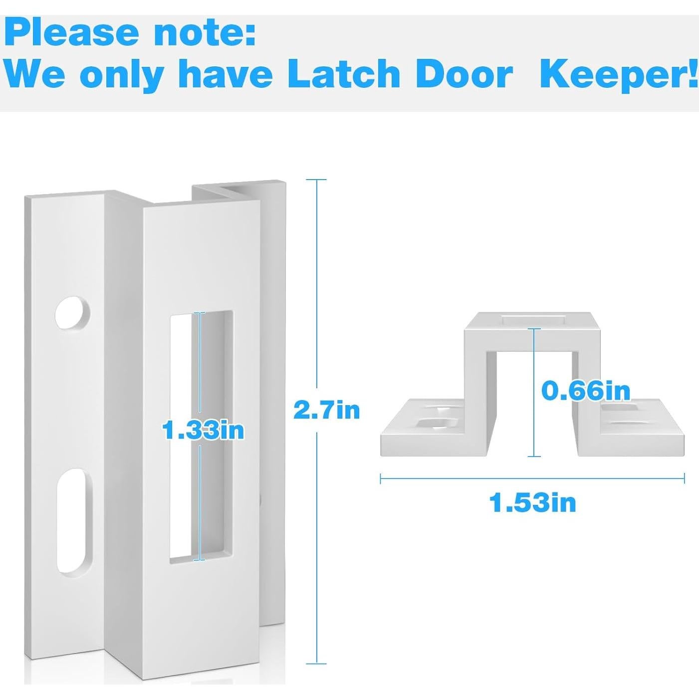 Guardia de Puerta Corrediza Kscjdg E 2124 Aluminio Blanco