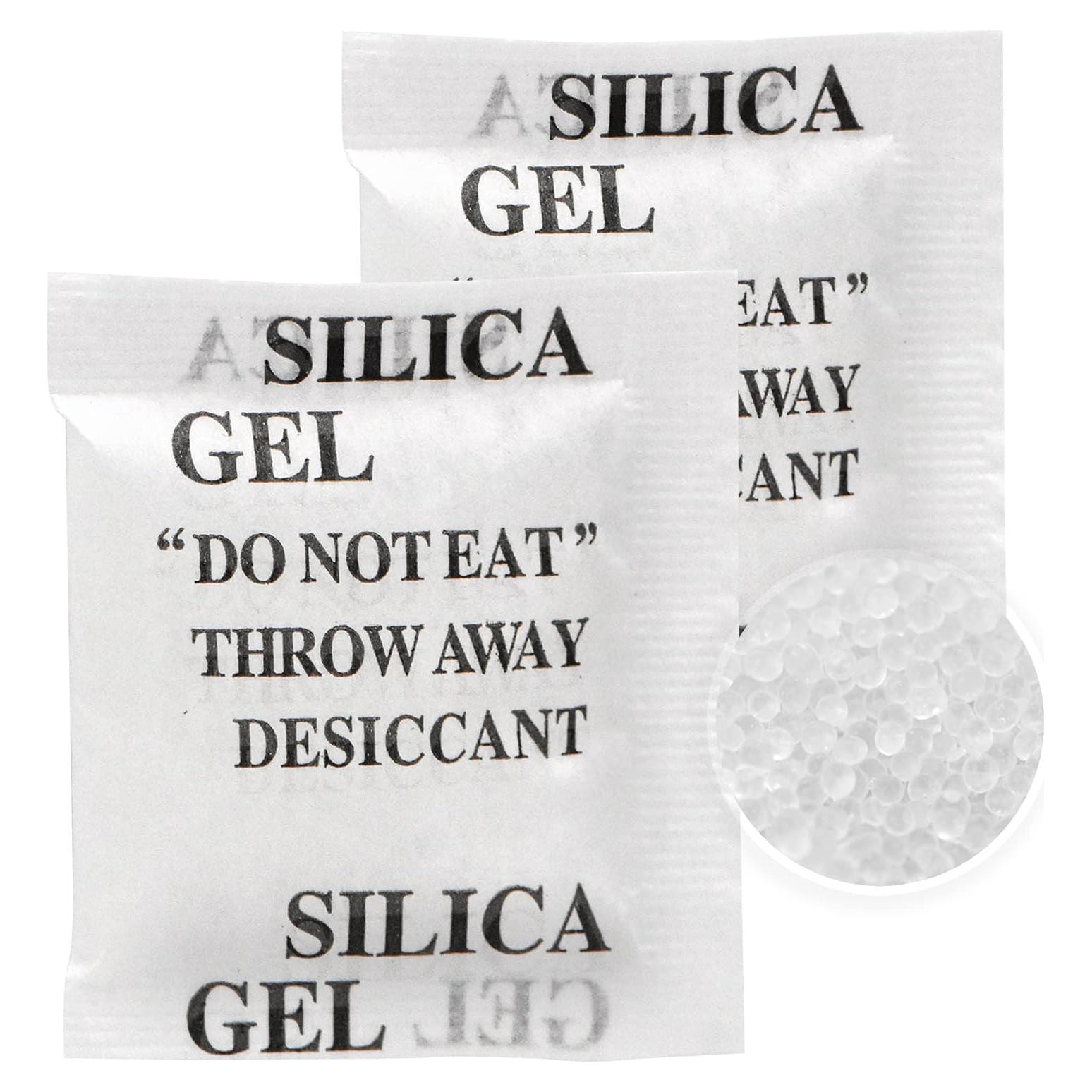 200 Paquetes de Gel de Sílice 1g Wisesorbent - Absorbente Seguro para Alimentos