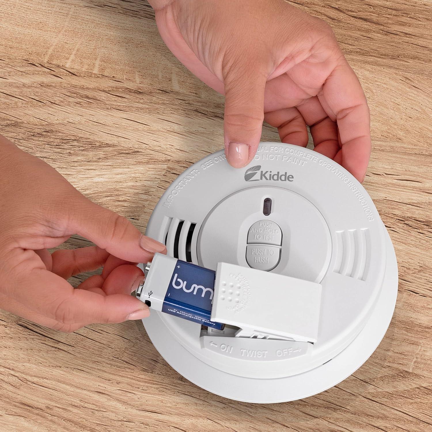 Baterías Recargables 9V Bump - Paquete de 4 con Carga USB-C