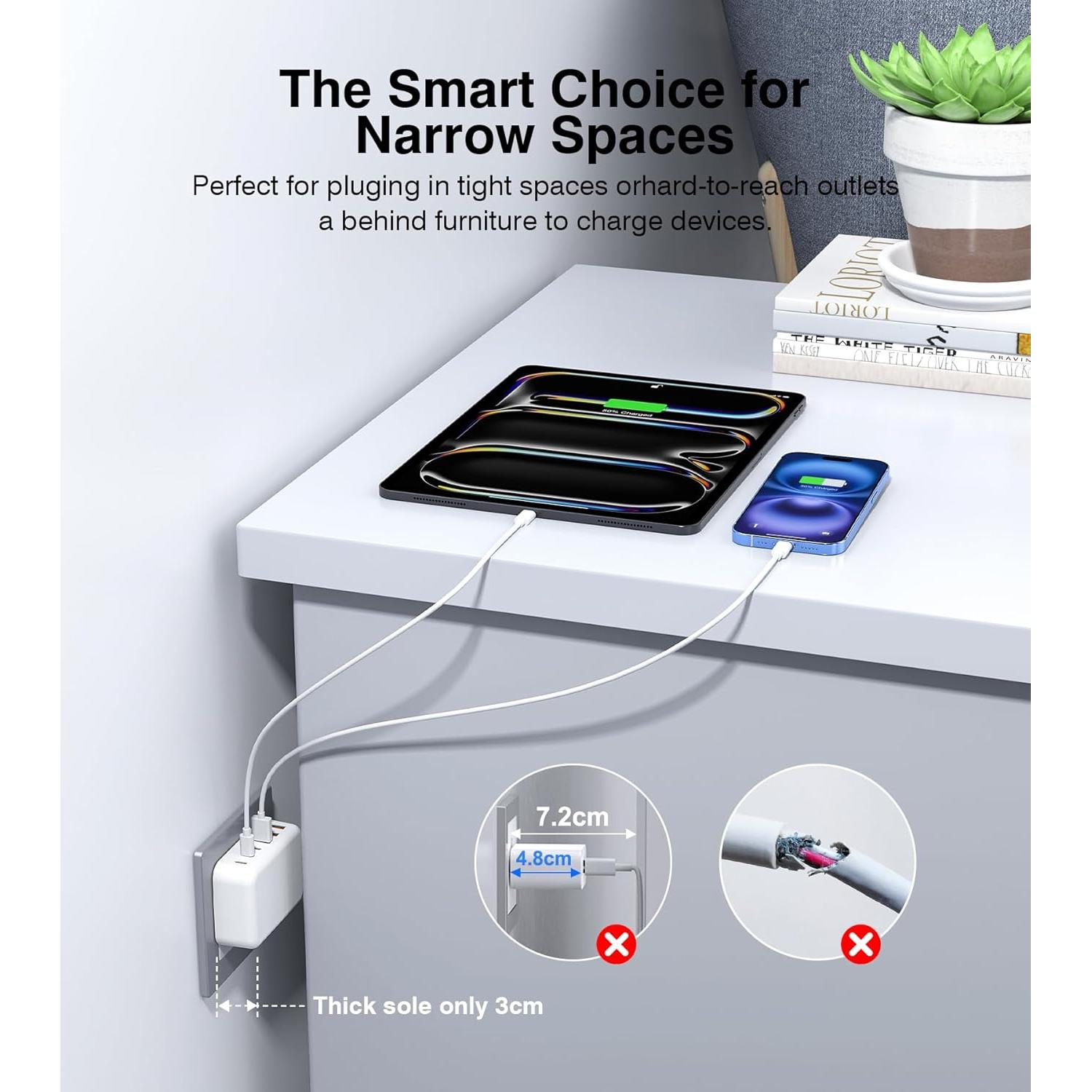 Cargador de Pared USB C 100W 6 Puertos Rápido Shenzhen