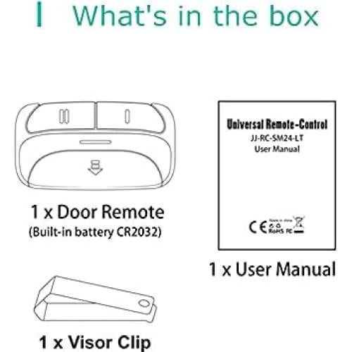 Control Remoto Universal Garaje Giant SM24-LT 2 Botones