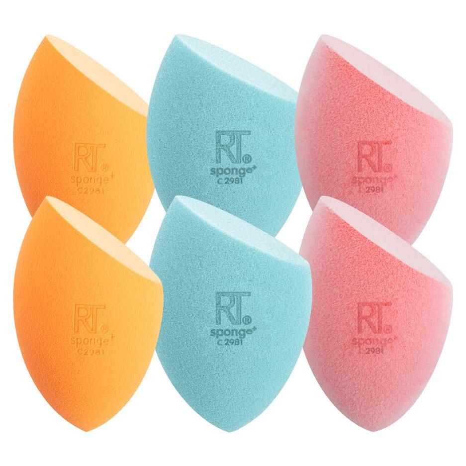 Paquete de 6 Esponjas de Maquillaje Real Techniques Variadas