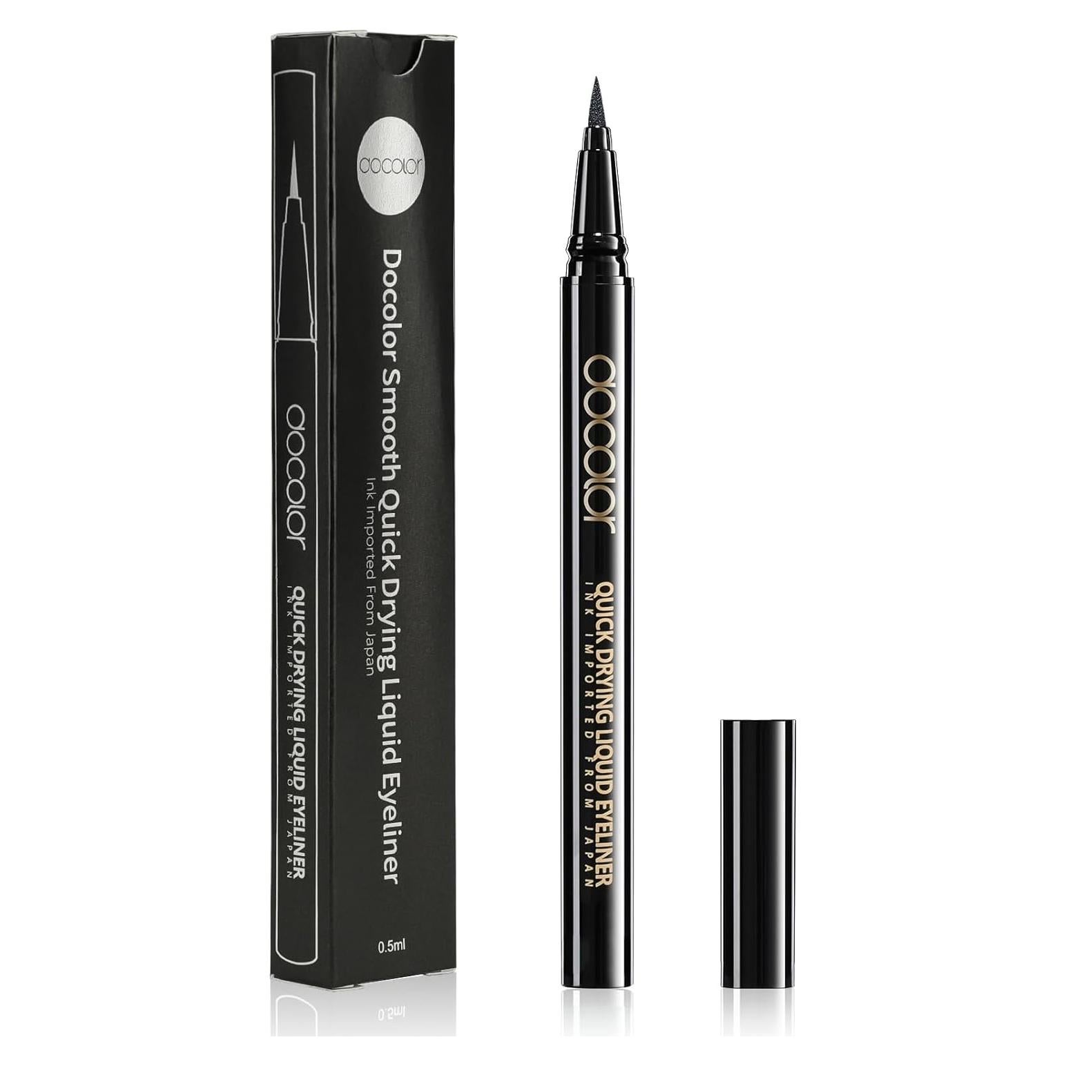 Eyeliner Líquido Impermeable Docolor YX001 Negro 1 Cuenta
