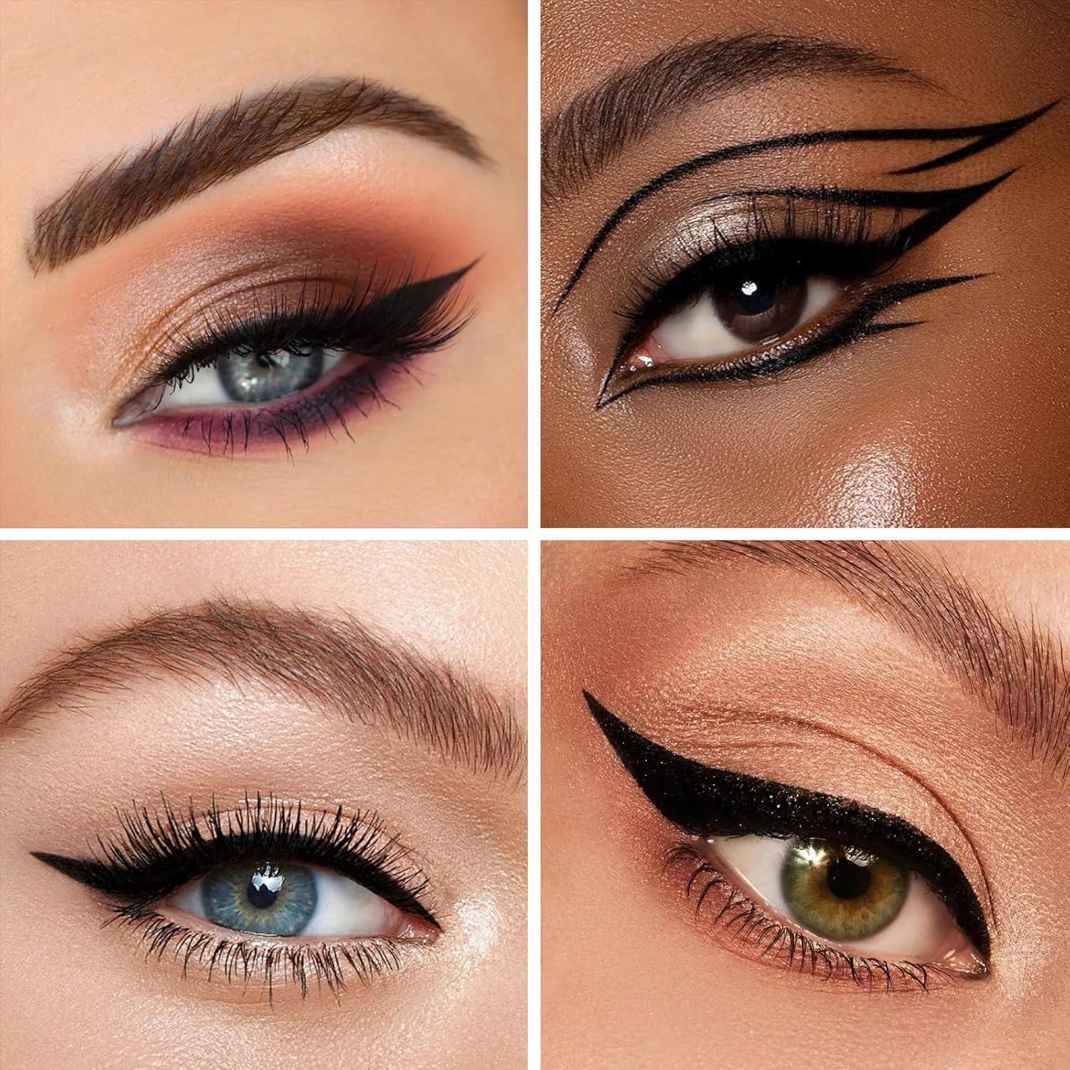 Eyeliner Líquido Impermeable Docolor YX001 Negro 1 Cuenta