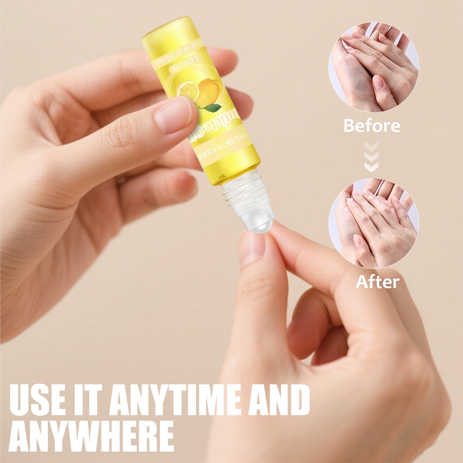 Aceite Natural para Cutículas HiLemon 1.48 ml x 5 - Hidratante