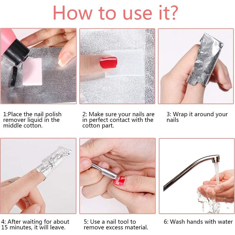 Tongcloud Removedor de Esmalte de Uñas 400 Piezas con Algodón