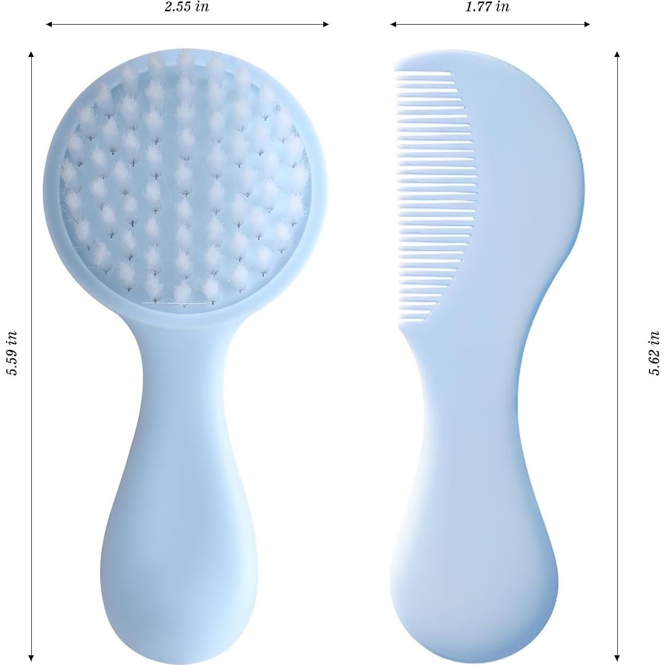 Juego de Peine y Cepillo para Bebés Bloomlet Azul