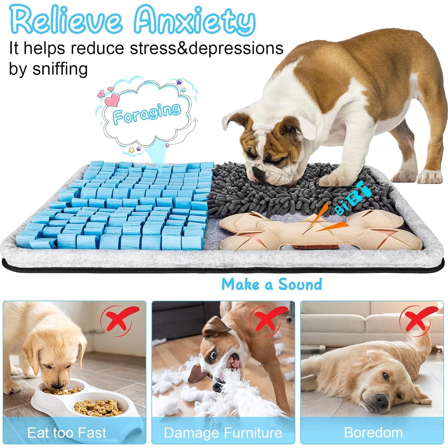 Alfombra para Olfatear Perros ZGXIAOLE 60x44 cm Antideslizante