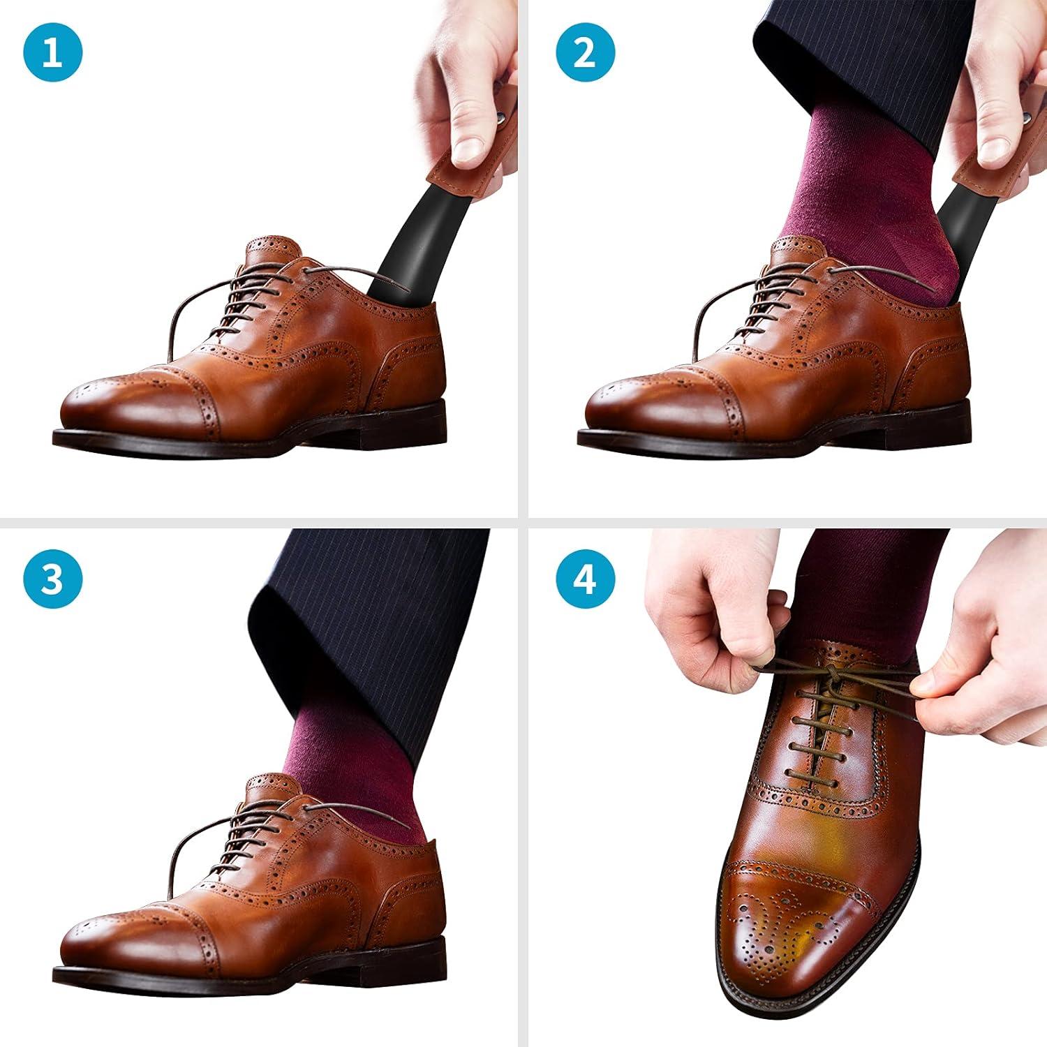 Cuerno de zapato de metal Shakico 16.8 cm para hombres y niños