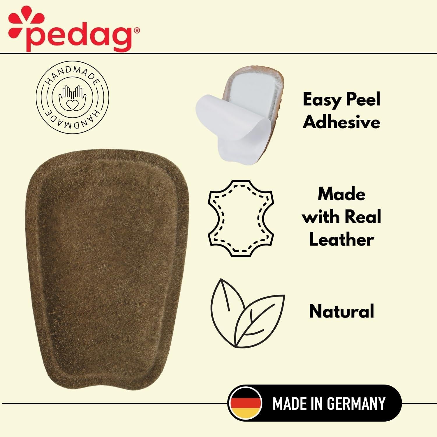 Almohadillas para lengüeta Pedag Supra - Cuero suave y viscoelástica