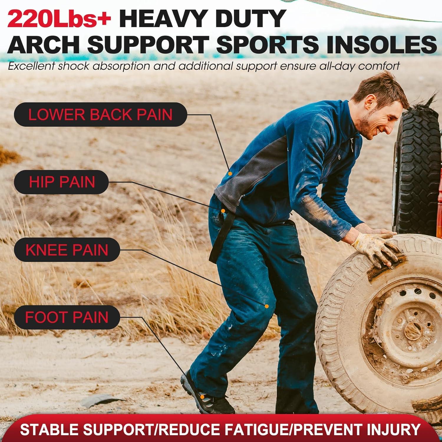 Plantillas Trooer para Fascitis Plantar Soporte Alto Negro XS