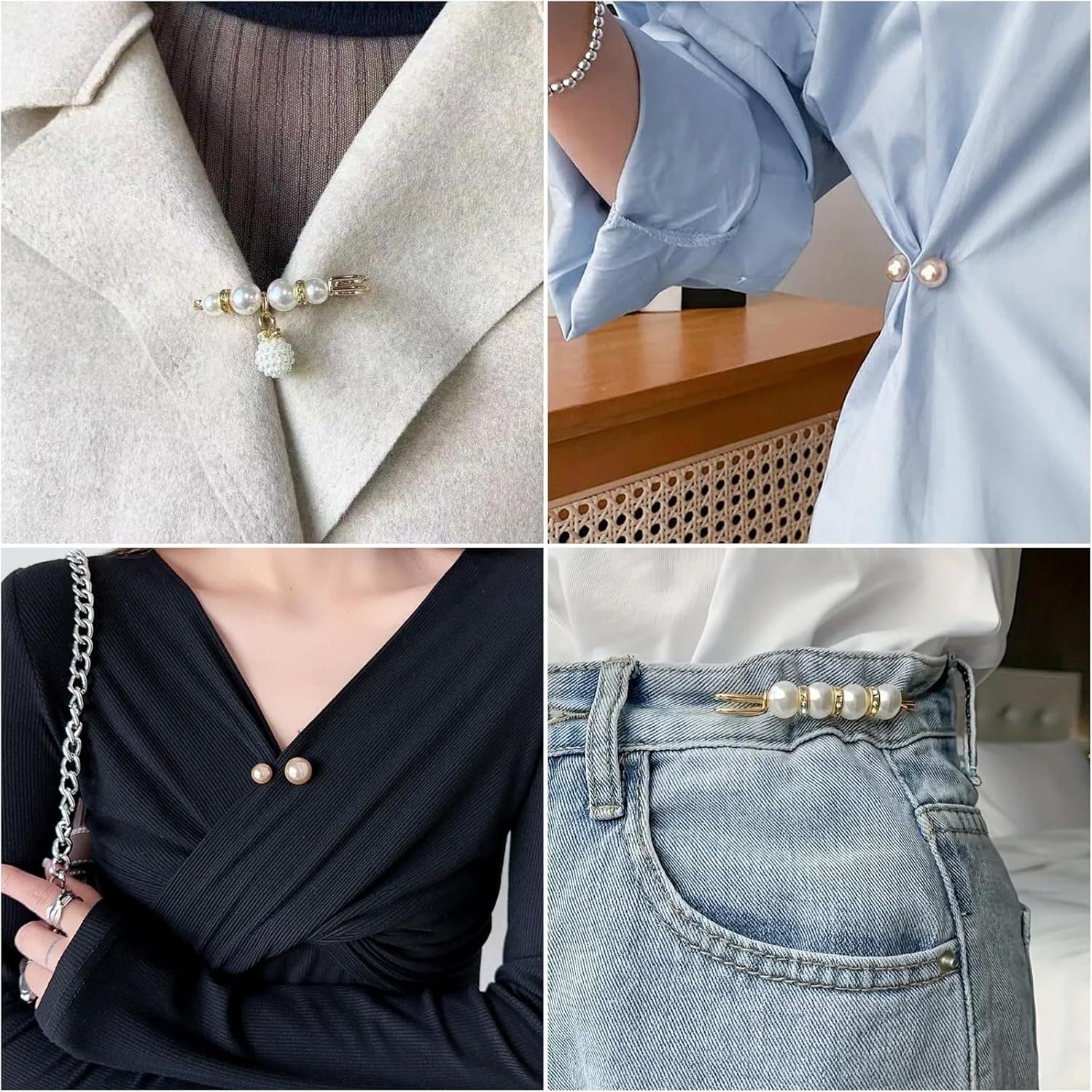 Kit de 60 Alfileres de Seguridad ELLEWIN con Charms Dorados