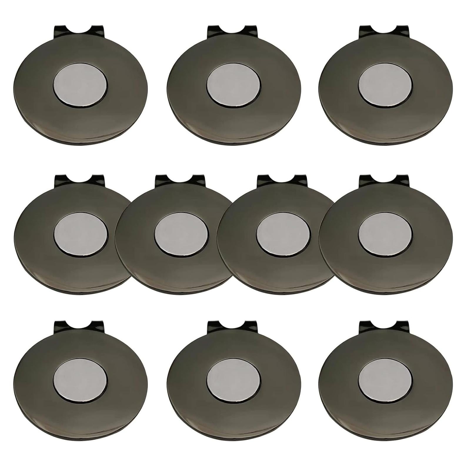 Clip Magnético para Sombrero de Golf Eshan - 10 Piezas