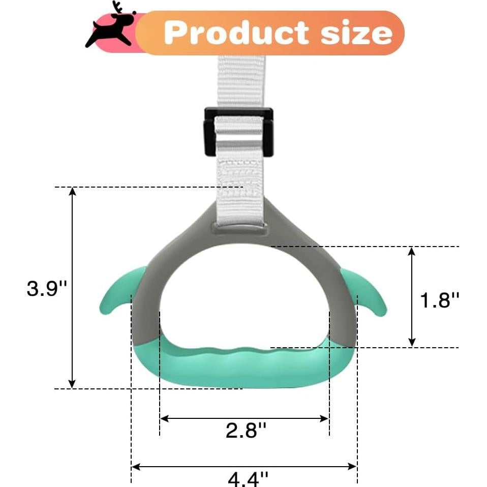 Anillas de Gimnasia Kechery para Niños con Correas Ajustables