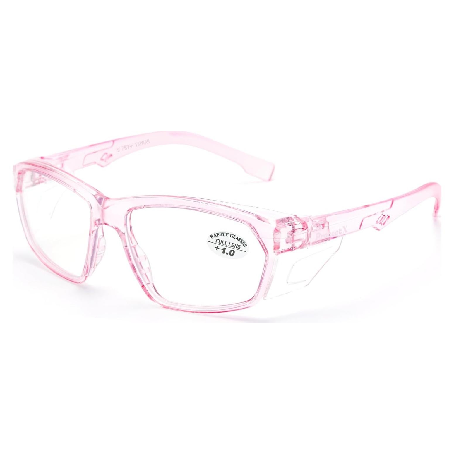 Gafas de Seguridad ProtectX Classic Rosa Antirayones y Antivaho