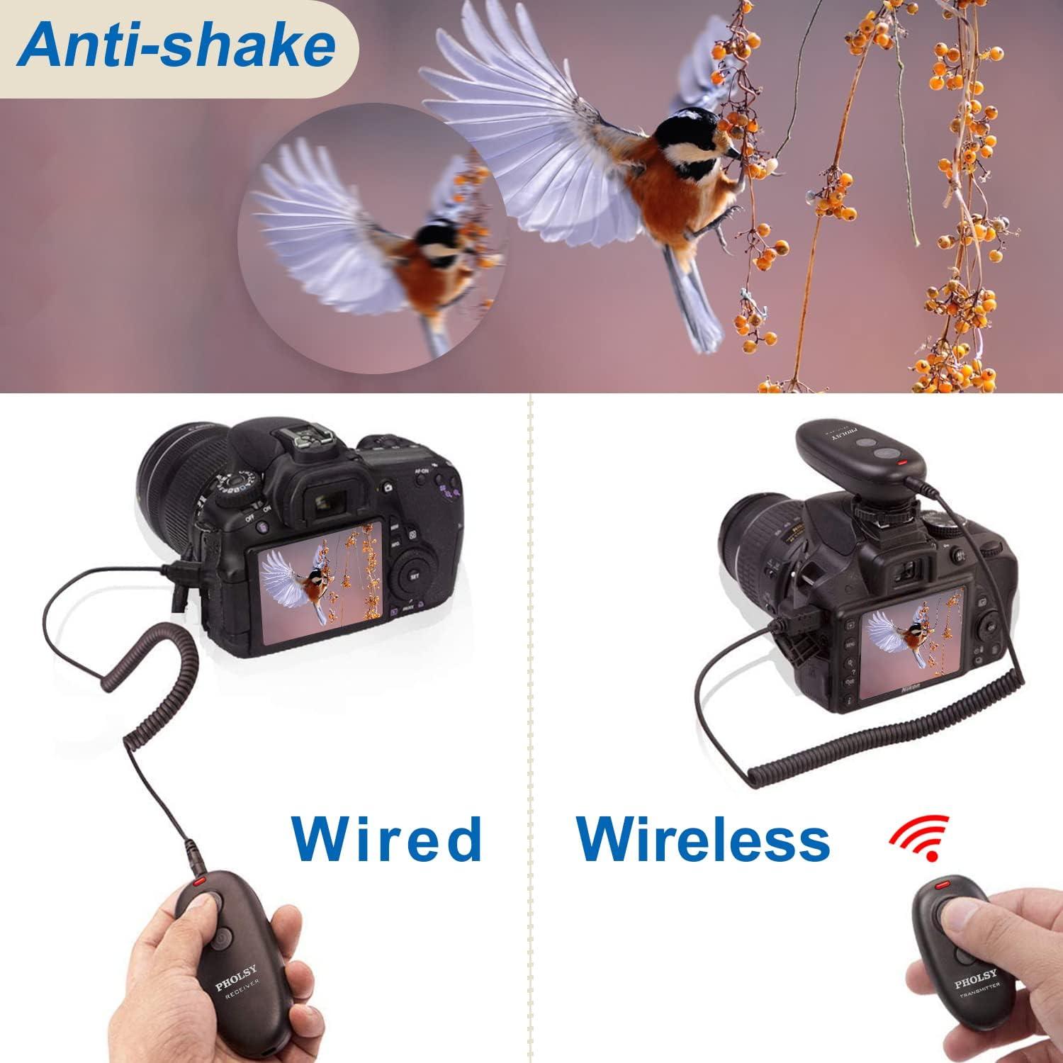 Disparador Remoto Inalámbrico PHOLSY C6 para Canon, Fuji y Olympus