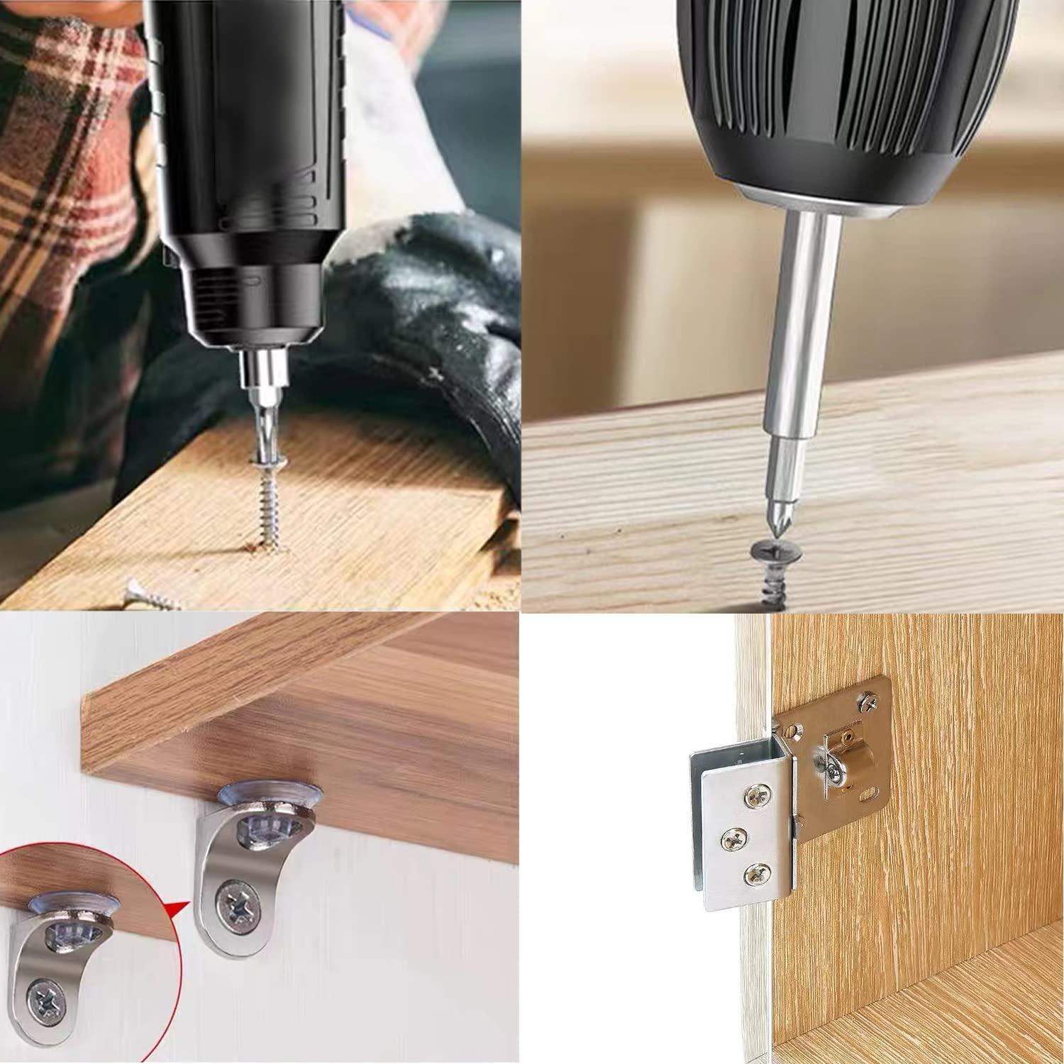 Tornillos de Madera LERNOU M3x12mm Acero Inoxidable 100Pcs