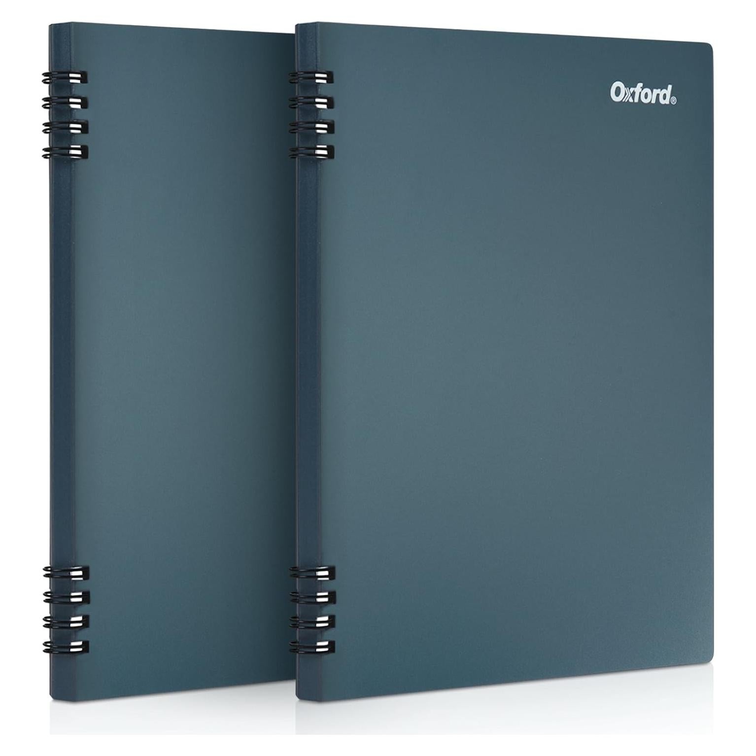 Cuaderno de Papel de Piedra Oxford Azul 14x21.6 cm 60 Hojas 2 Paquete