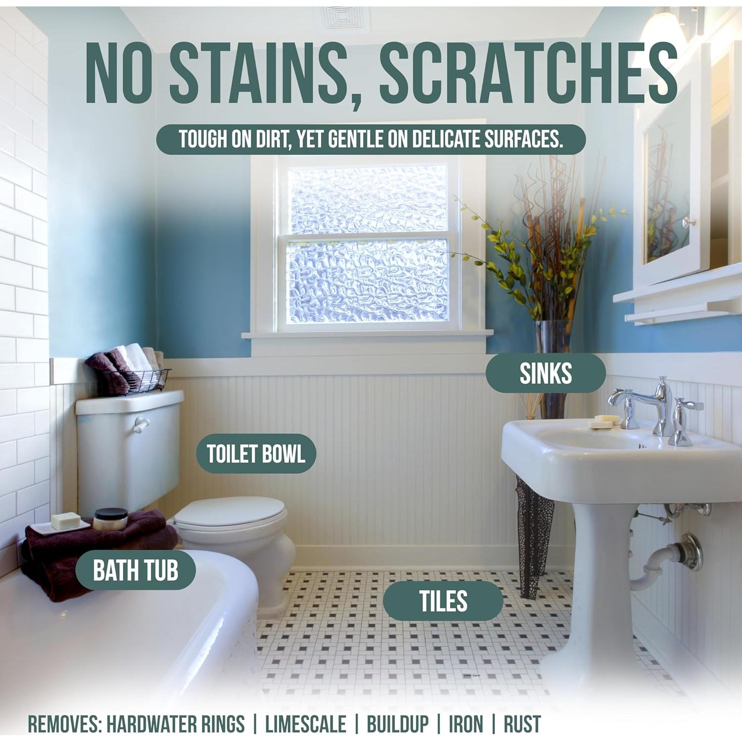 Piedra Pómez Powerstone Limpiador de Inodoro con Mango 1 Unidad