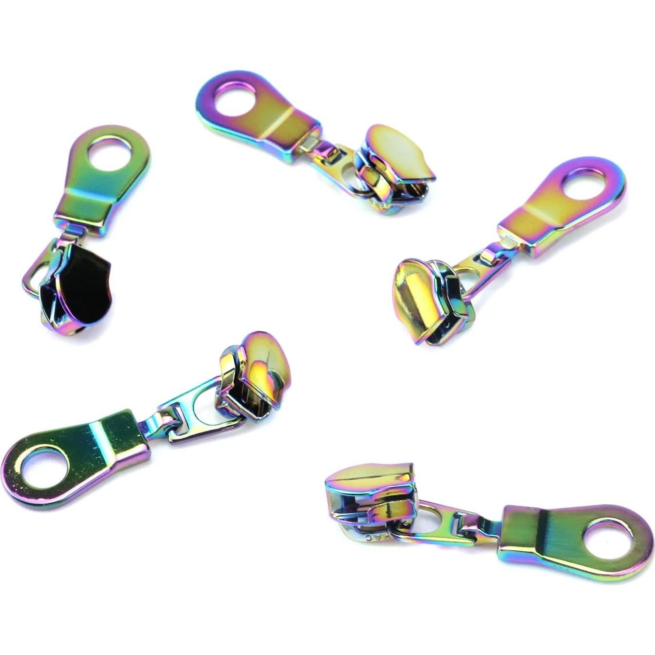 Tiradores de Cremallera HEVSTIL Arcoíris Paquete de 10 #5