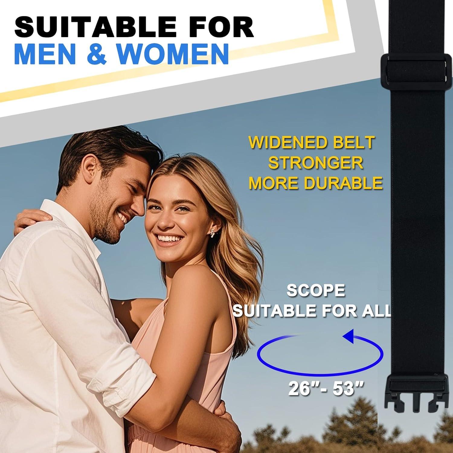 Cinturón de Dinero RFID NovForth Negro - Porta Pasaporte Impermeable