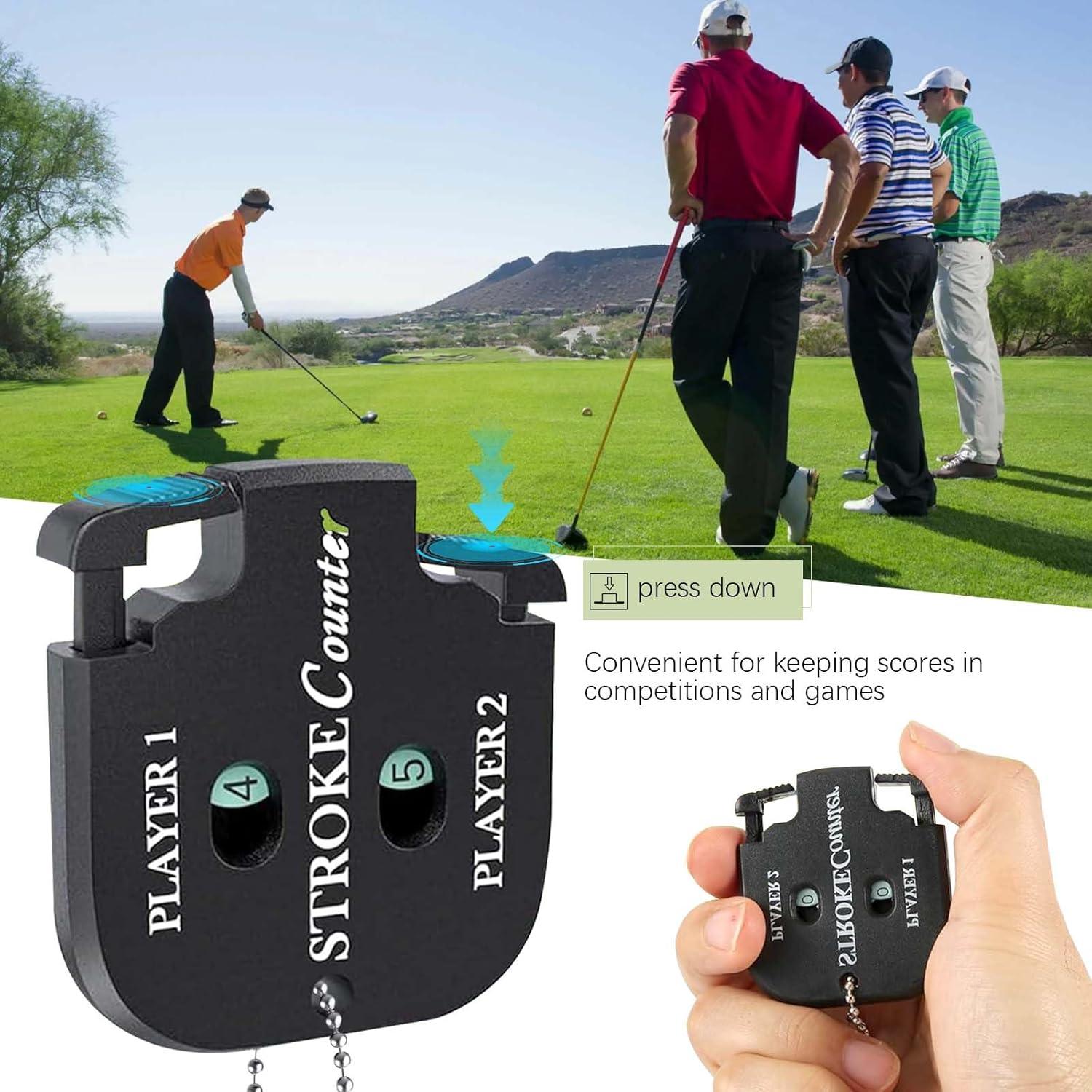 Contador de Golpes QHALEN para Mini Golf, Portátil, Negro