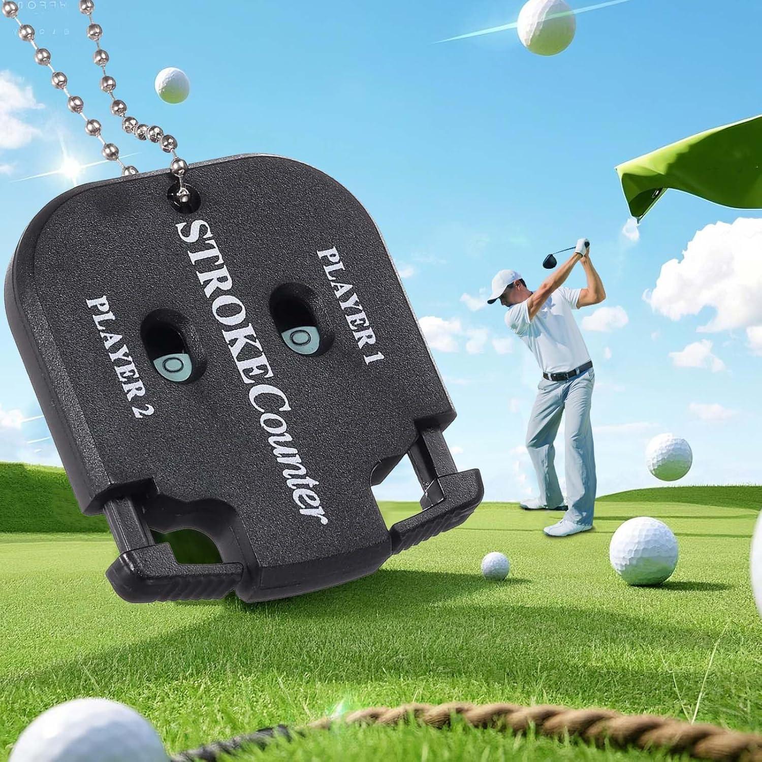 Contador de Golpes QHALEN para Mini Golf, Portátil, Negro