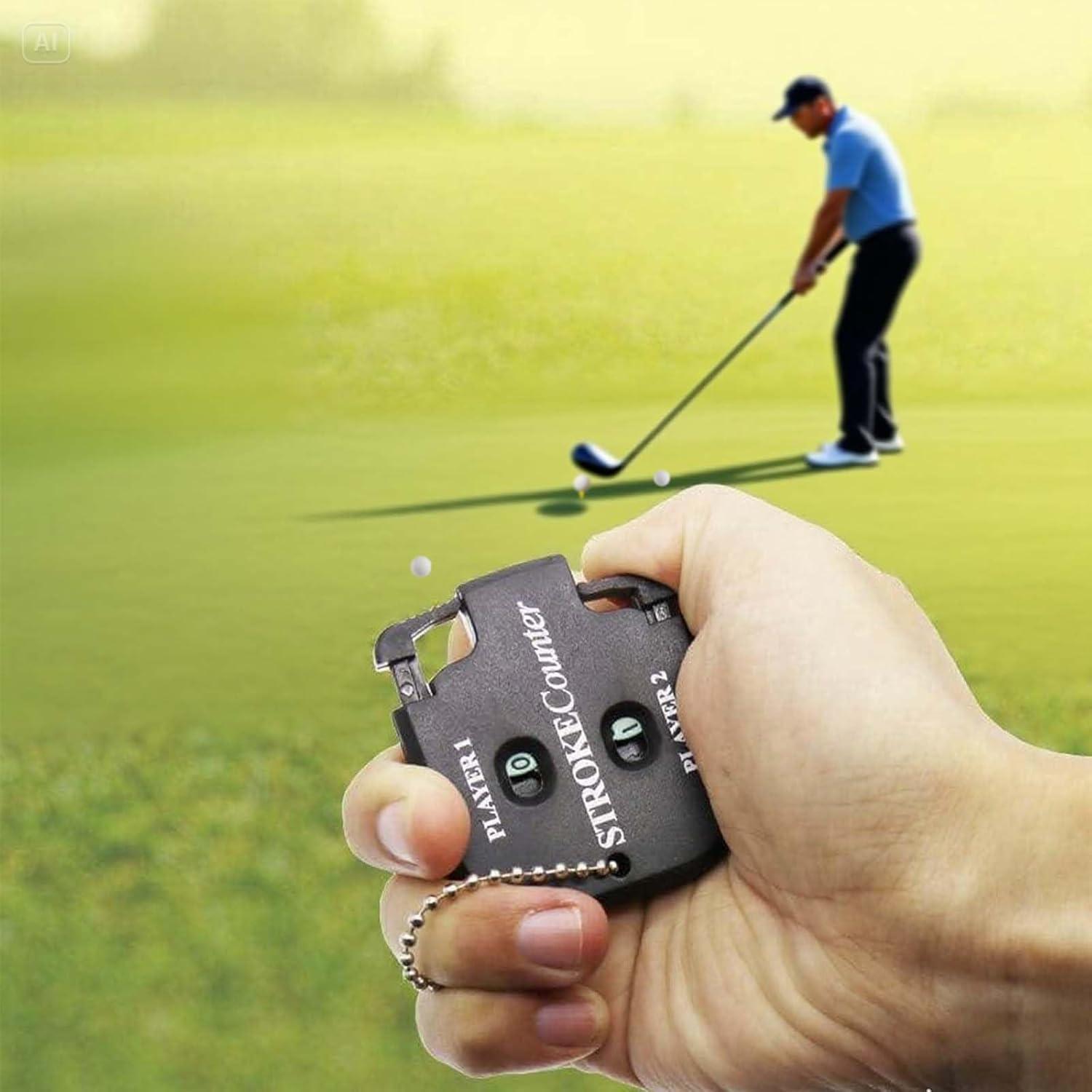 Contador de Golpes QHALEN para Mini Golf, Portátil, Negro