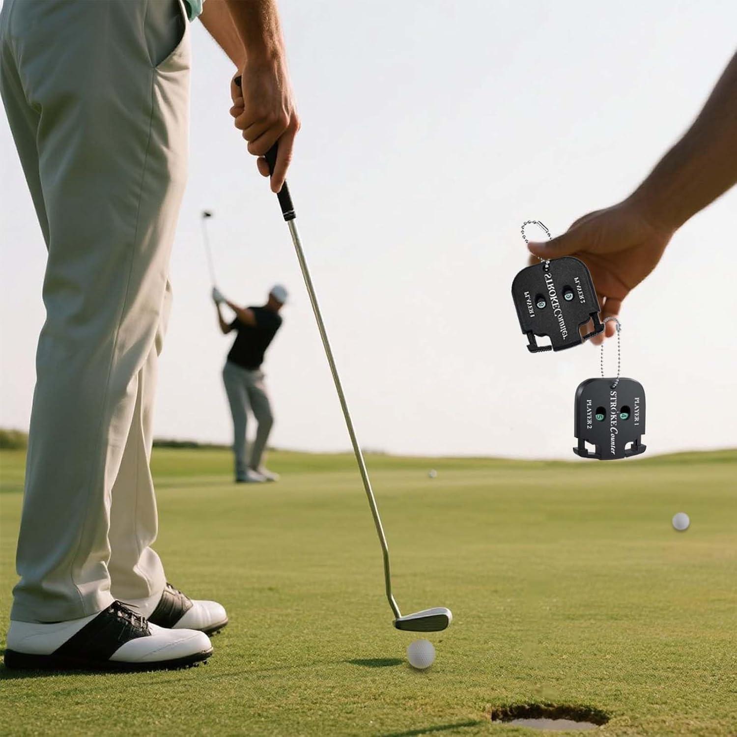Contador de Golpes QHALEN para Mini Golf, Portátil, Negro