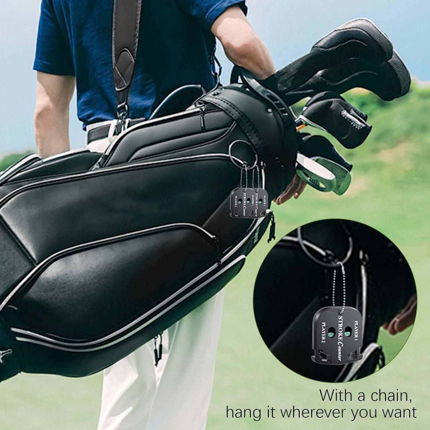 Contador de Golpes QHALEN para Mini Golf, Portátil, Negro