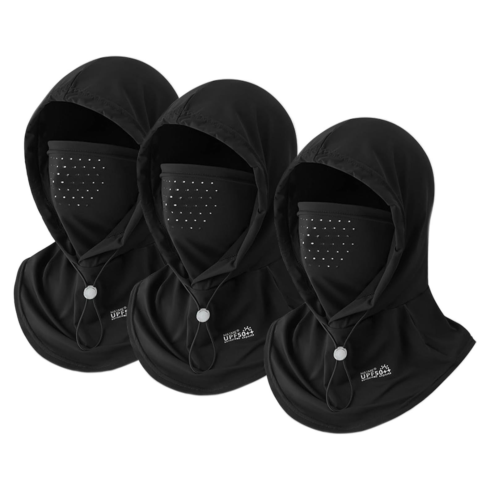 3 Pcs Balaclava Refrigerante UV Protección Solar Unisex