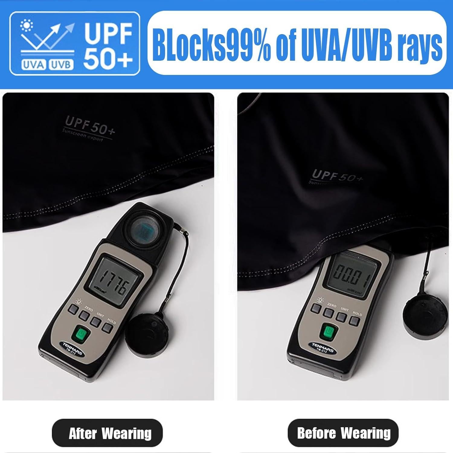 3 Pcs Balaclava Refrigerante UV Protección Solar Unisex