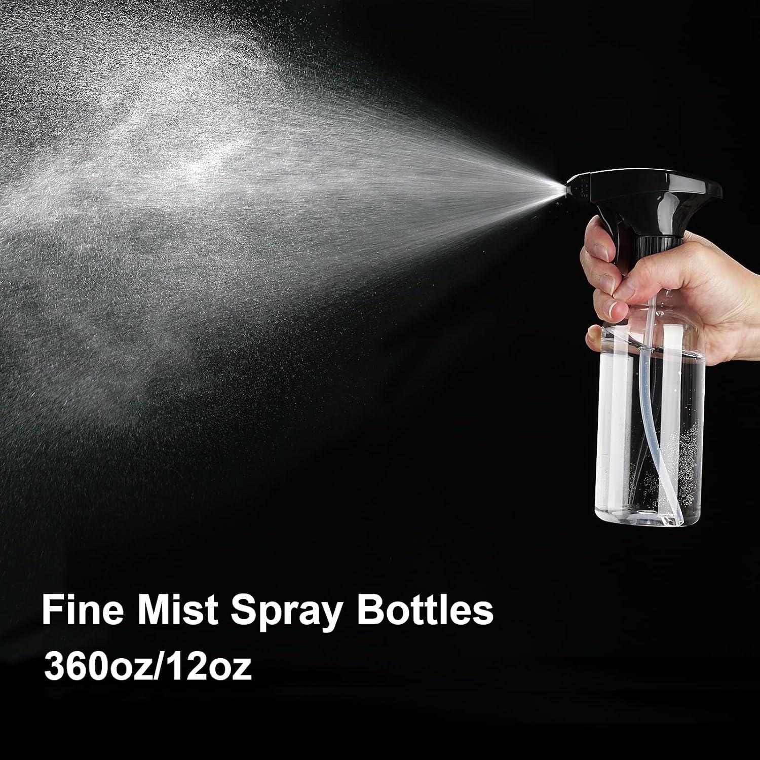 Botellas de Spray de Plástico Cosywell 360ml 2 Pack Reutilizables