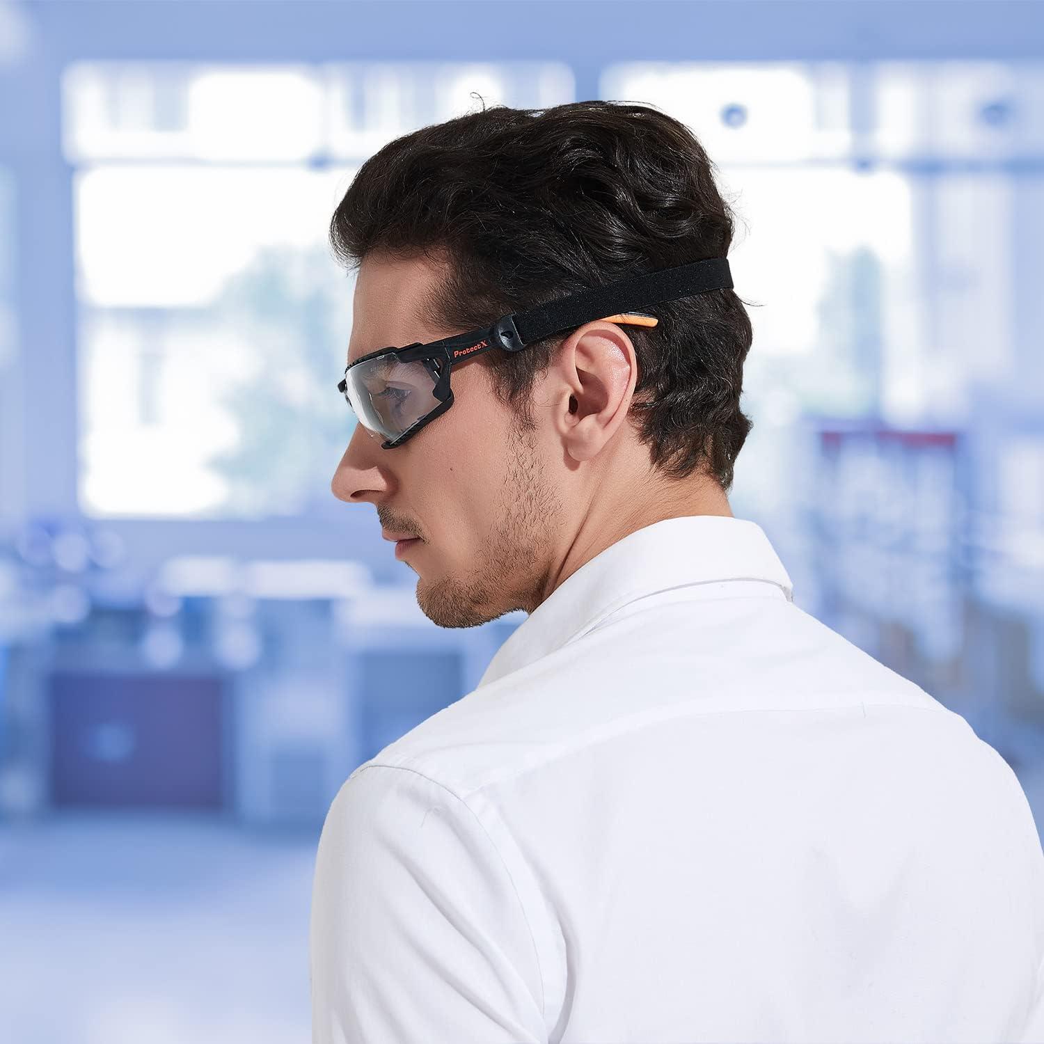 Gafas de Seguridad ProtectX Classic, Lentes Antivaho y UV