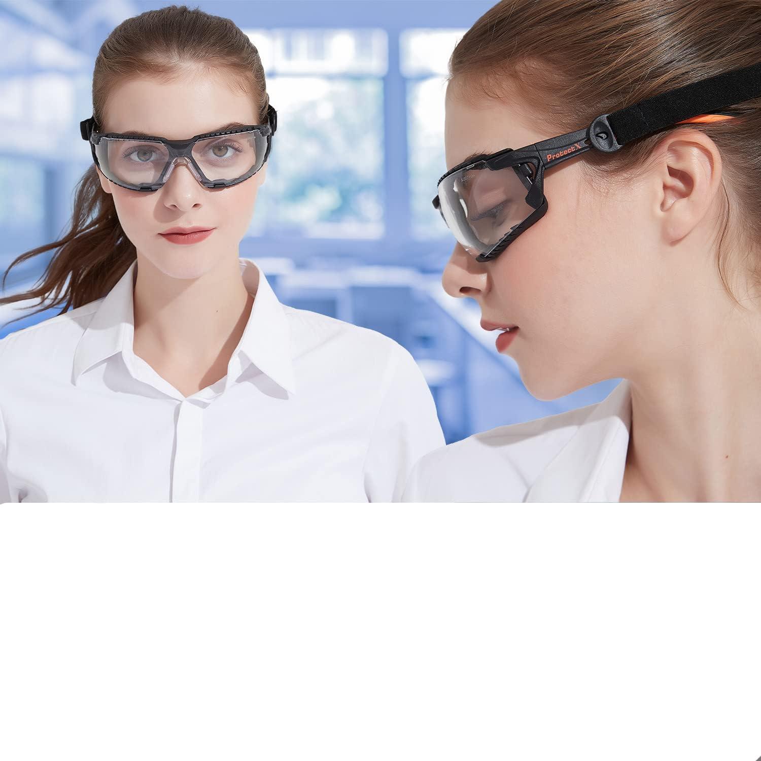 Gafas de Seguridad ProtectX Classic, Lentes Antivaho y UV