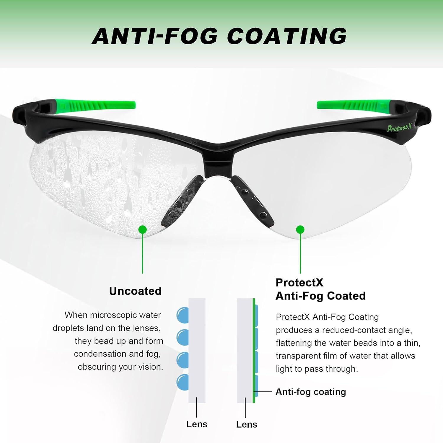 Gafas de Seguridad ProtectX Bifocales 2.5 Dioptrías UV