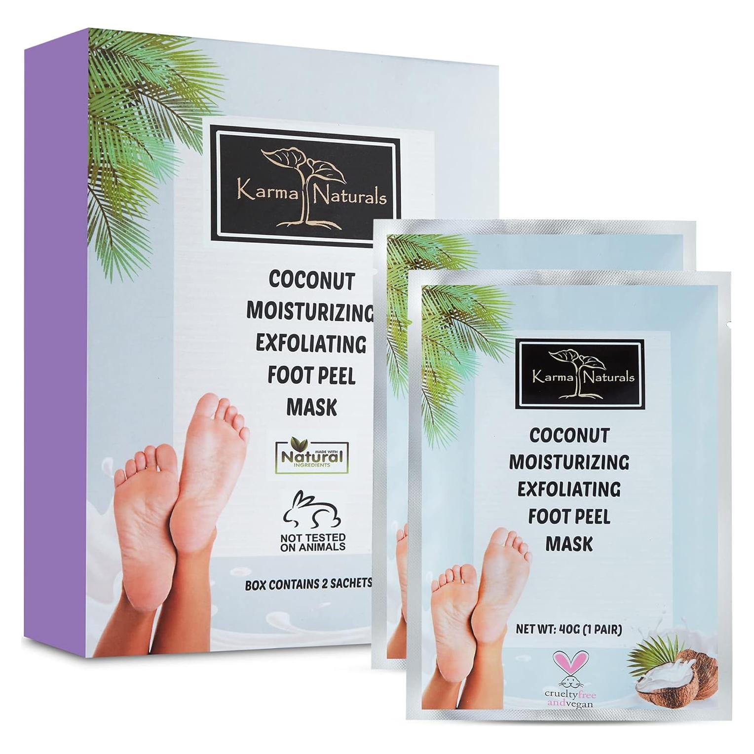 Máscaras Exfoliantes para Pies Karma Organic - Hidratación y Reparación