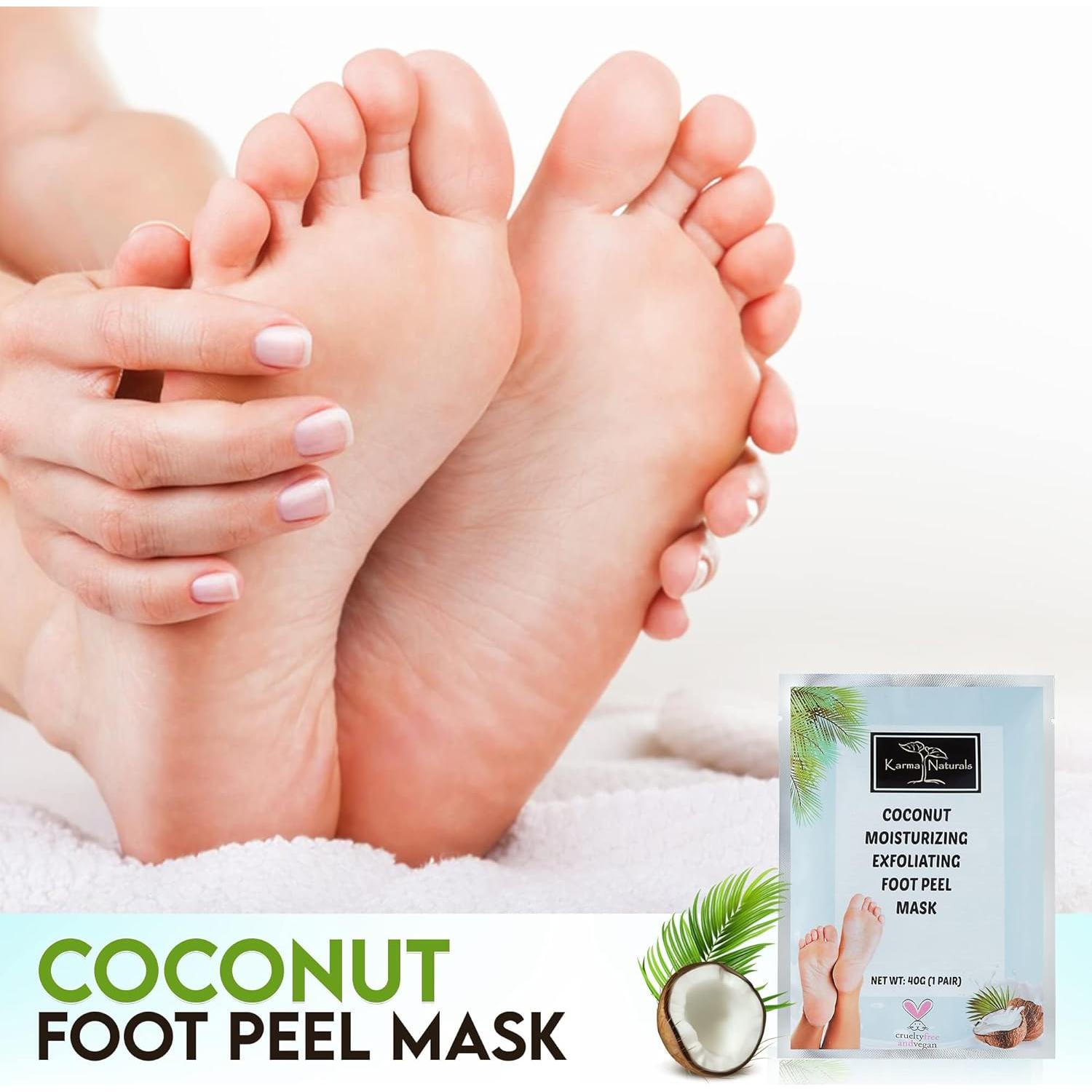 Máscaras Exfoliantes para Pies Karma Organic - Hidratación y Reparación