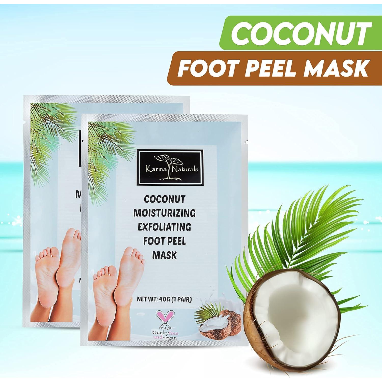 Máscaras Exfoliantes para Pies Karma Organic - Hidratación y Reparación