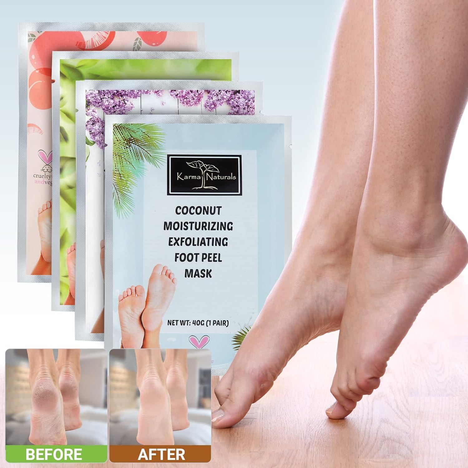 Máscaras Exfoliantes para Pies Karma Organic - Hidratación y Reparación