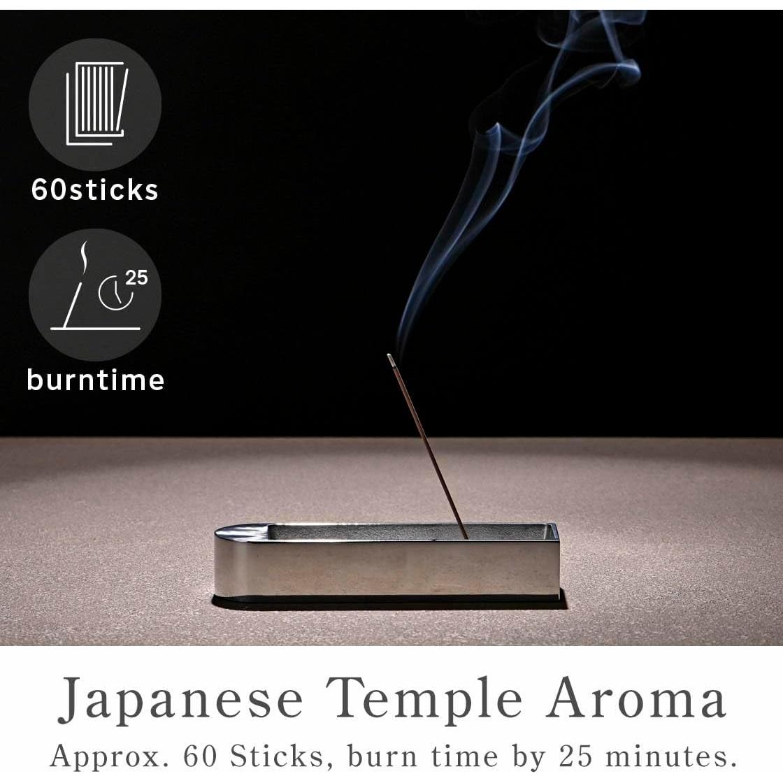 Incienso de Agarwood Nagomikobo - 60 Varillas Japonesas Premium