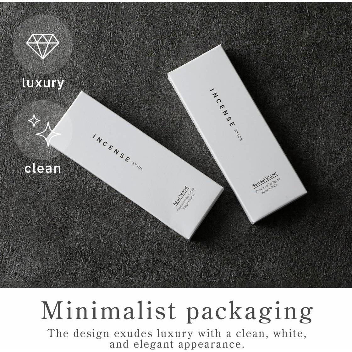 Incienso de Agarwood Nagomikobo - 60 Varillas Japonesas Premium