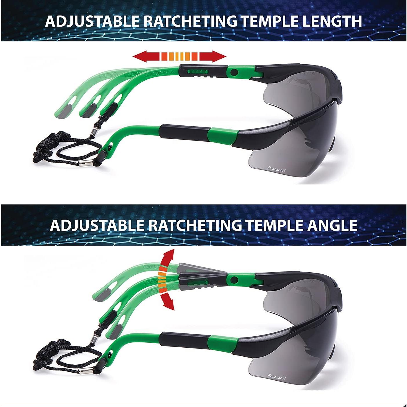 Gafas de Seguridad ProtectX Classic, Lentes Antivaho y UV