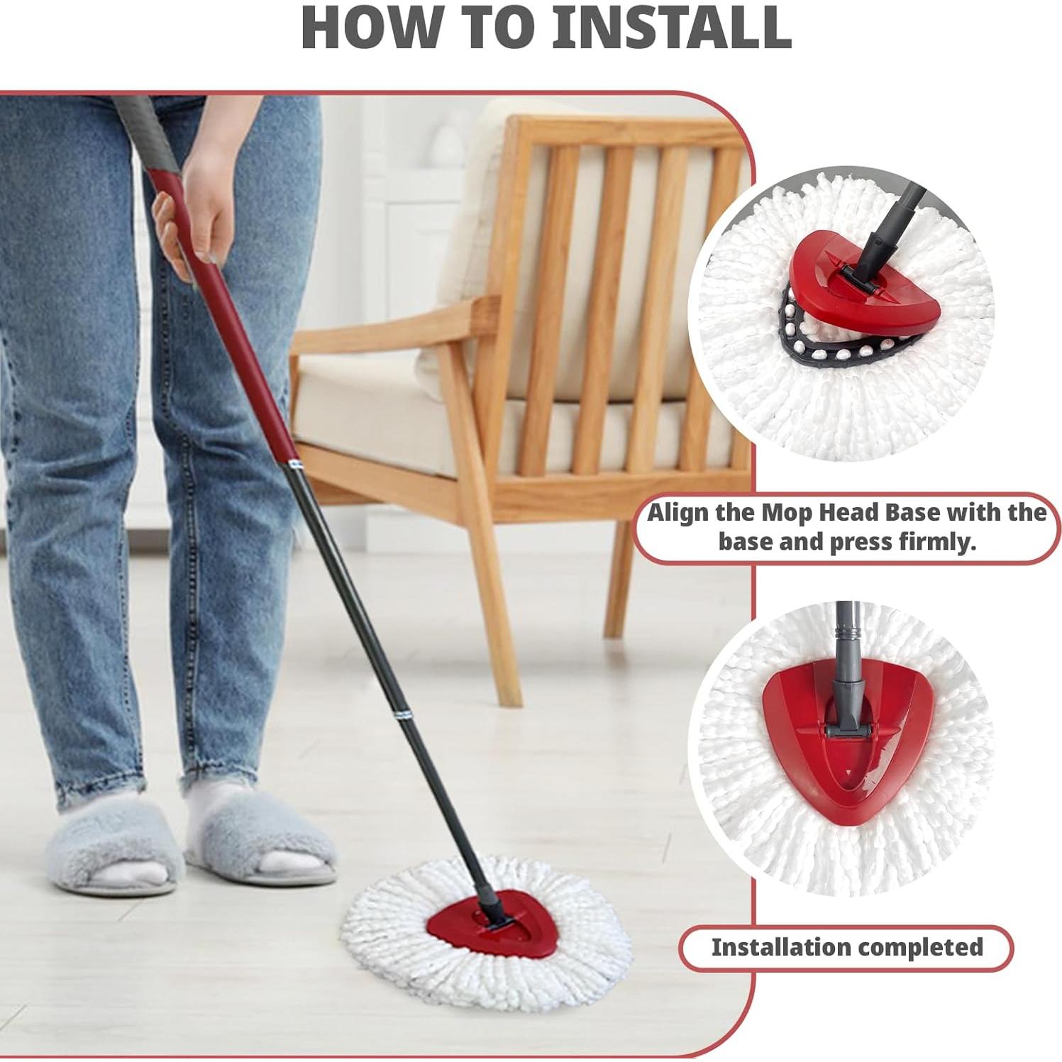 Base de Reemplazo para Mop Giratorio Koolstuffs 16x16cm