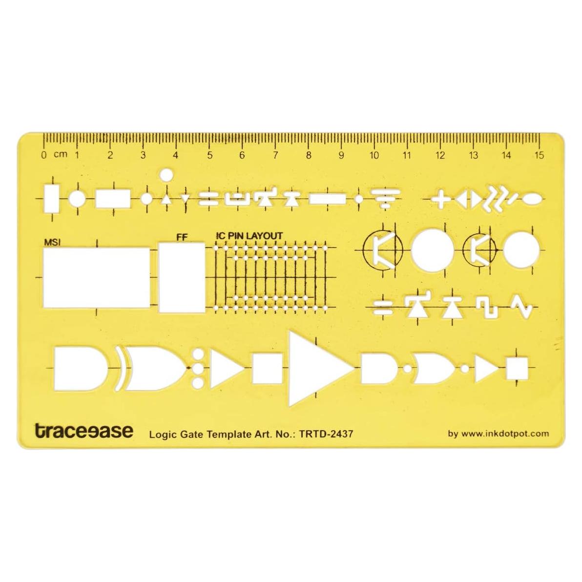 Plantilla de Dibujo Traceease 16.5x9.5 cm para Diseño Artístico