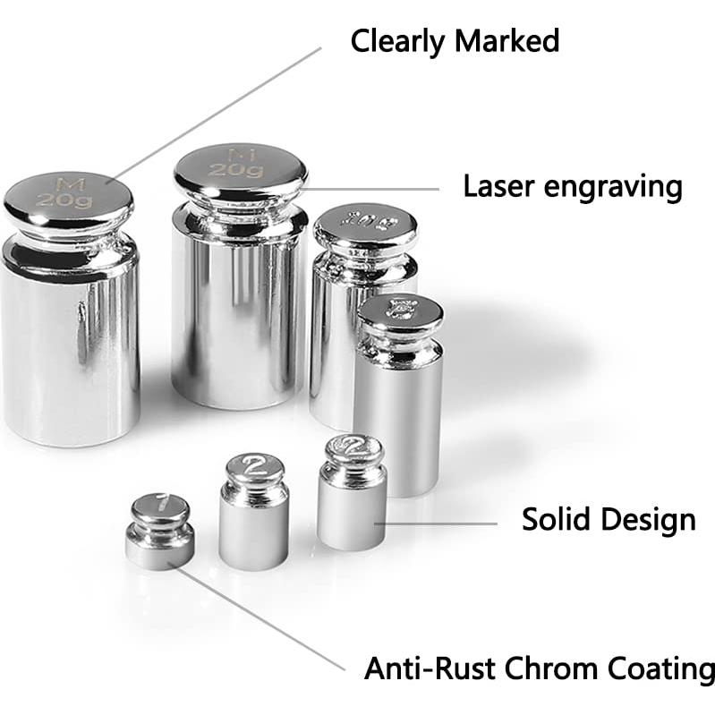 Juego de Pesas de Calibración UNIWEIGH 7pcs 1-60g