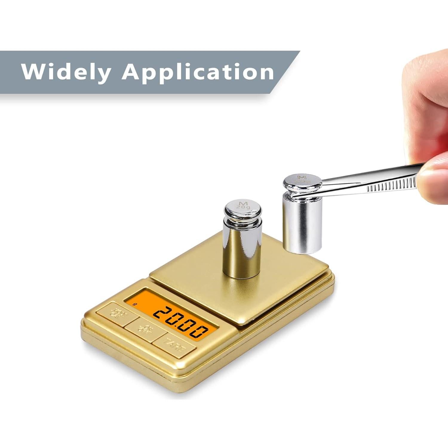 Juego de Pesas de Calibración UNIWEIGH 7pcs 1-60g