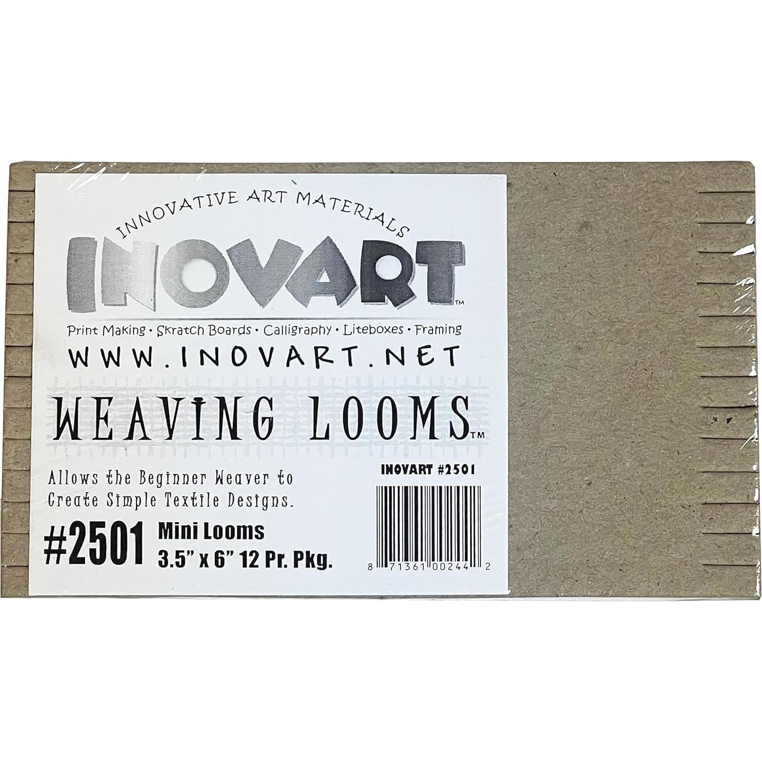 Telar de Cartón Mini Inovart 3.5x15 cm - 12 Unidades